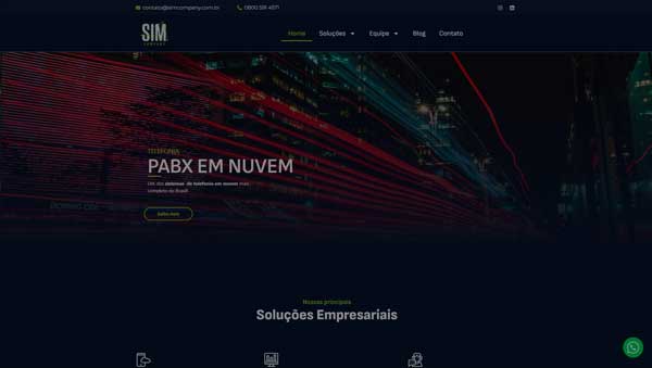 criador de site simcompany